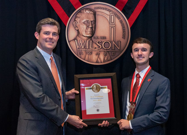 Middleton is Named Winner of Wilson Award at Arkansas State