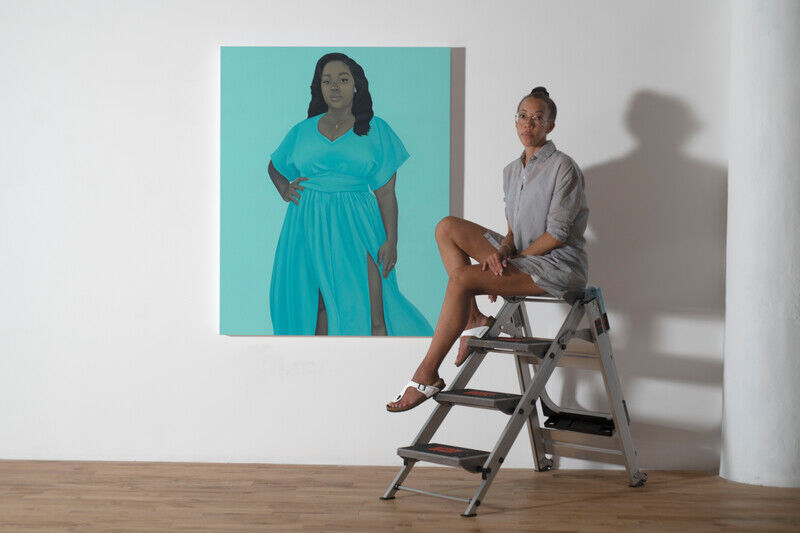 artist-amy-sherald’s-breonna-taylor-portrait-on-display-at-the-national-museum-of-african-american-history-and-culture