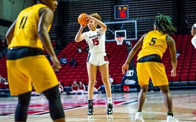 Griffin Records Double-Double, Red Wolves Fall 83-67 To Troy