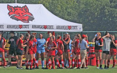 PHOTO: Red Wolves fall to OSU Cowgirls,  0 to 1